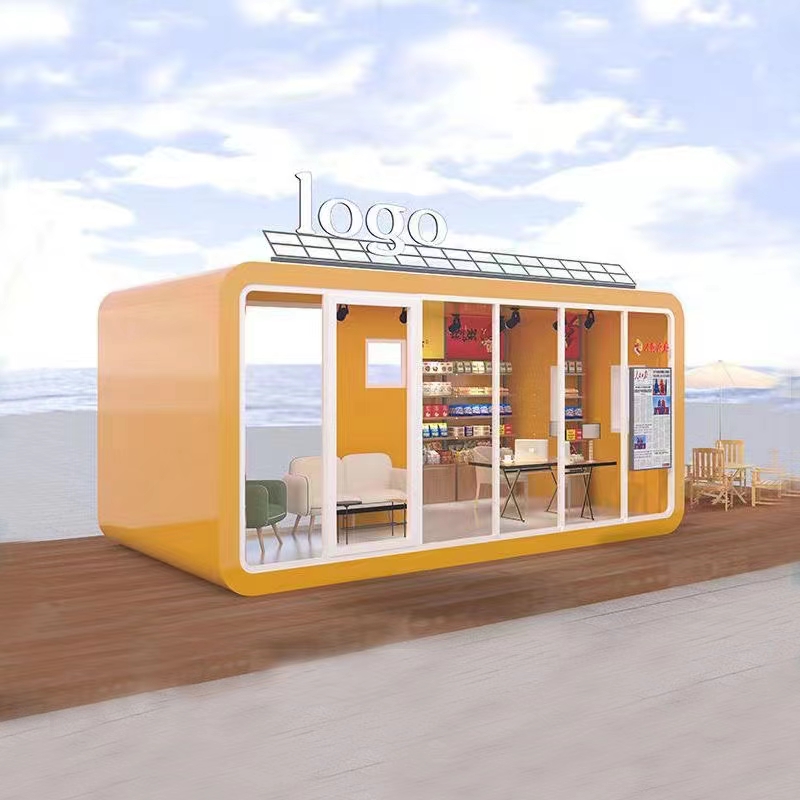 Prefabricated Modular Mobile Home Luxurious Apple Cabin Office Prefab House
